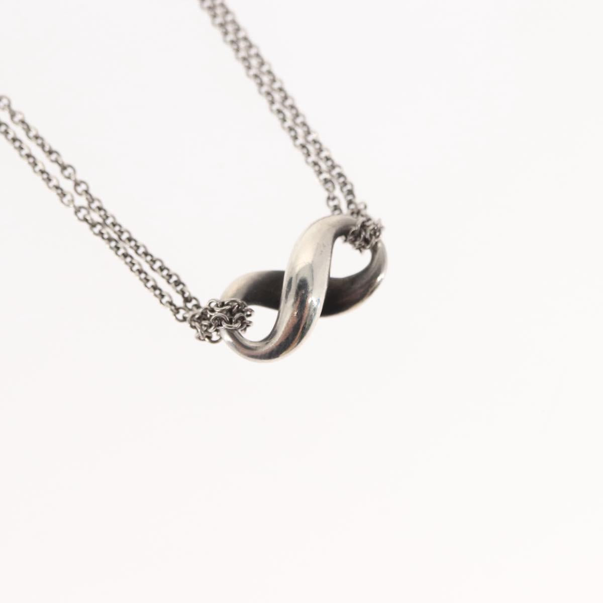 TIFFANY&Co. Infinity Necklace Ag925 Silver Auth SW1647