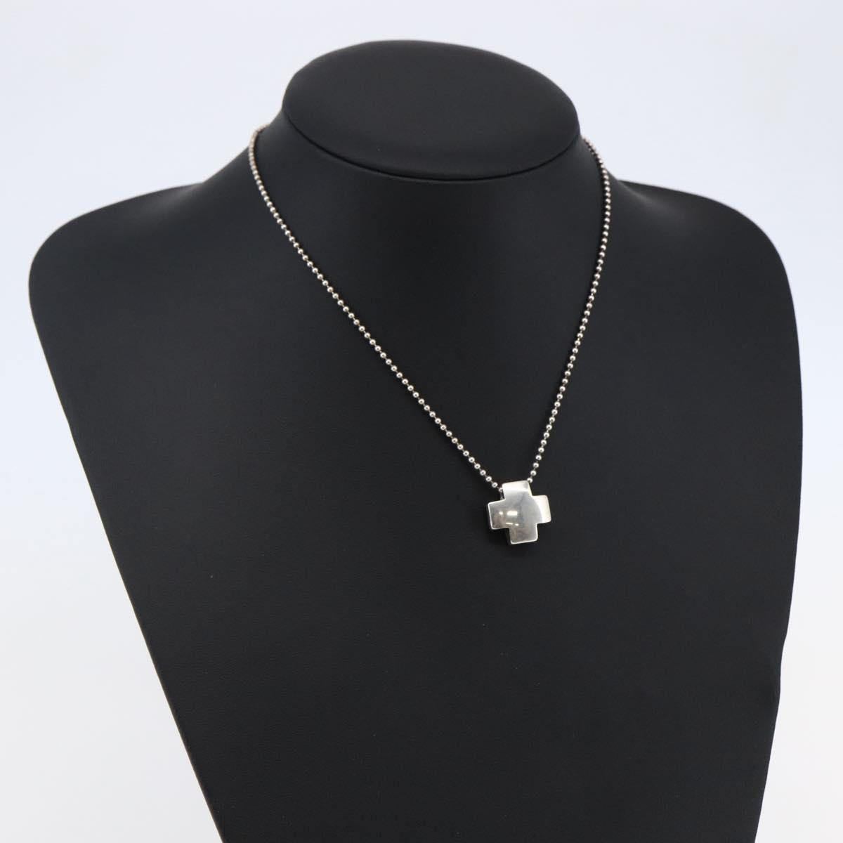 TIFFANY&Co. Roman Cross Necklace Ag925 Silver Auth SW1648