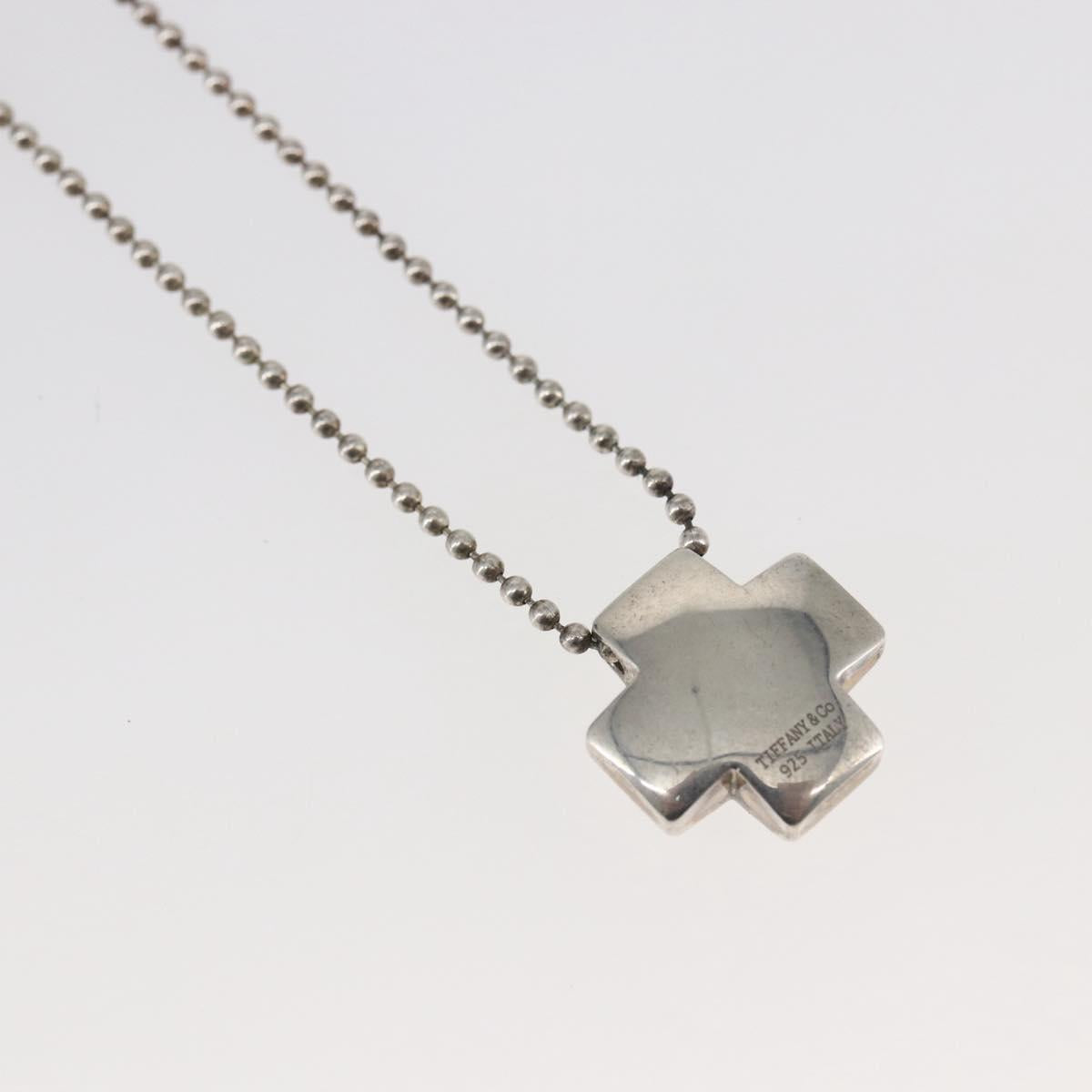 TIFFANY&Co. Roman Cross Necklace Ag925 Silver Auth SW1648