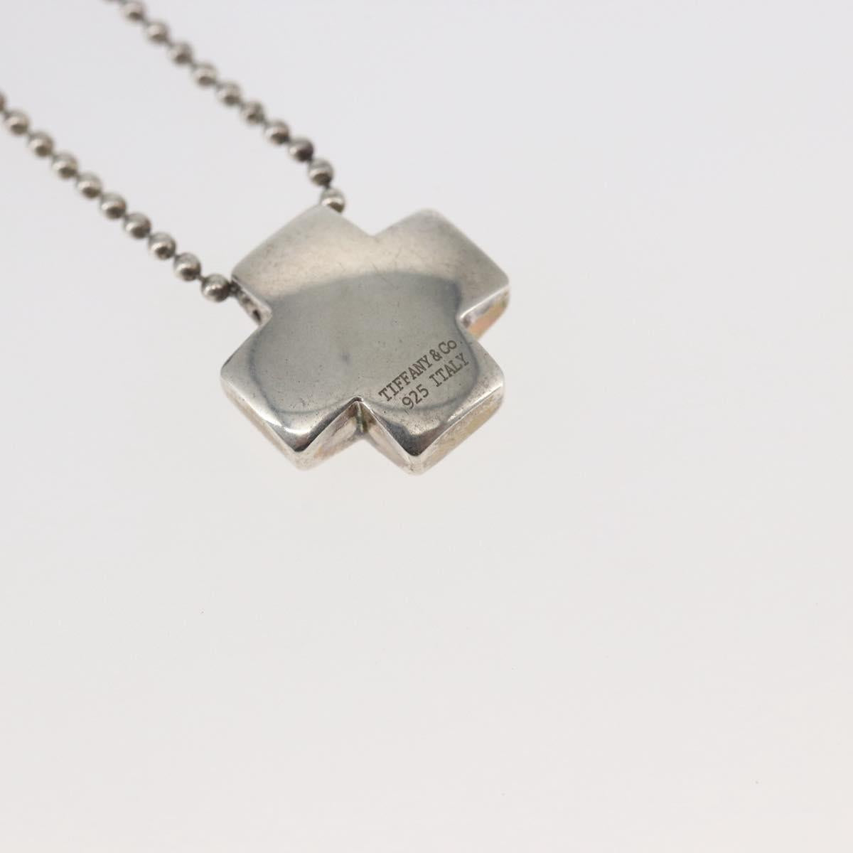 TIFFANY&Co. Roman Cross Necklace Ag925 Silver Auth SW1648