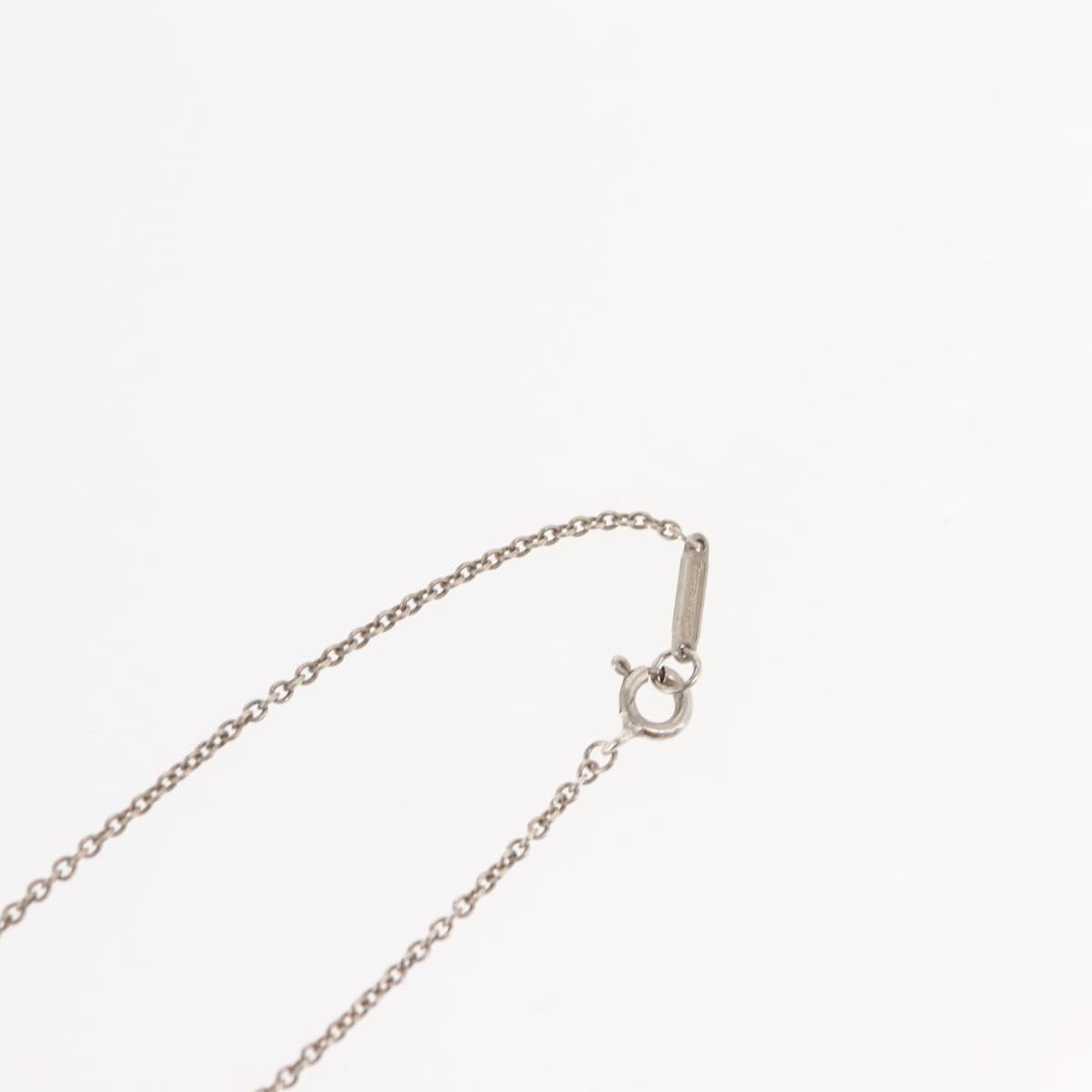 TIFFANY&Co. Atlas Cube Necklace Ag925 Silver Auth SW1649