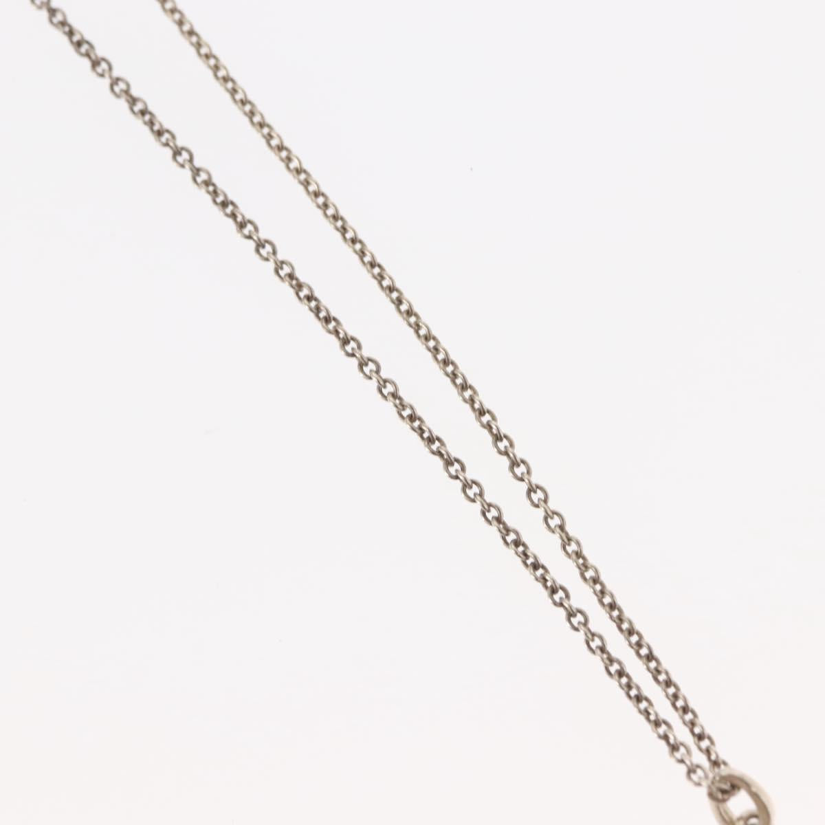 TIFFANY&Co. Atlas Cube Necklace Ag925 Silver Auth SW1649