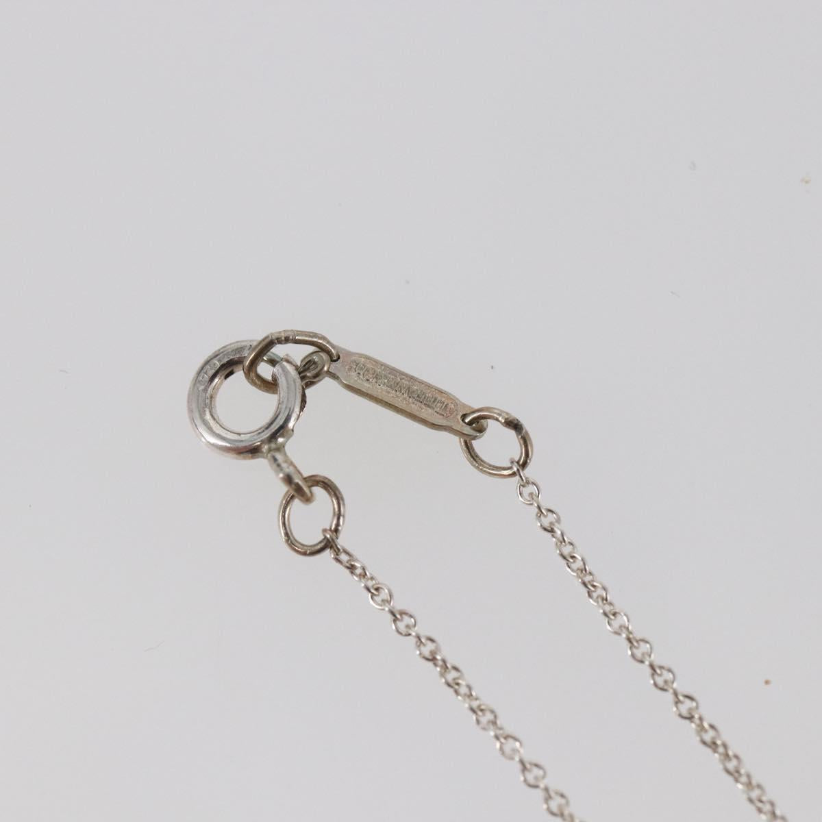 TIFFANY&Co. 18K Twist Knot Necklace Ag925 Silver Auth SW1651