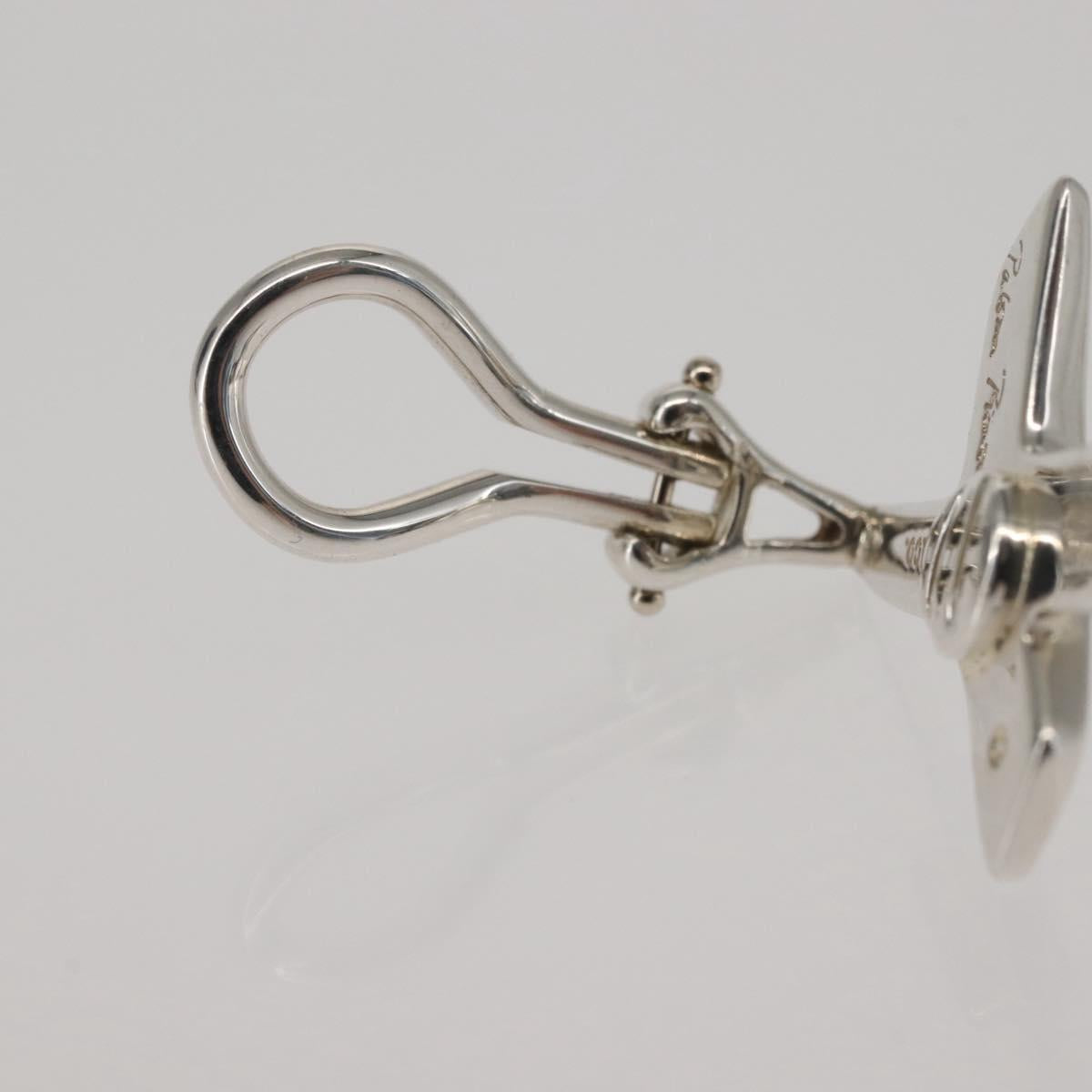 TIFFANY&Co. Kiss X Earring Ag925 Silver Auth SW1657