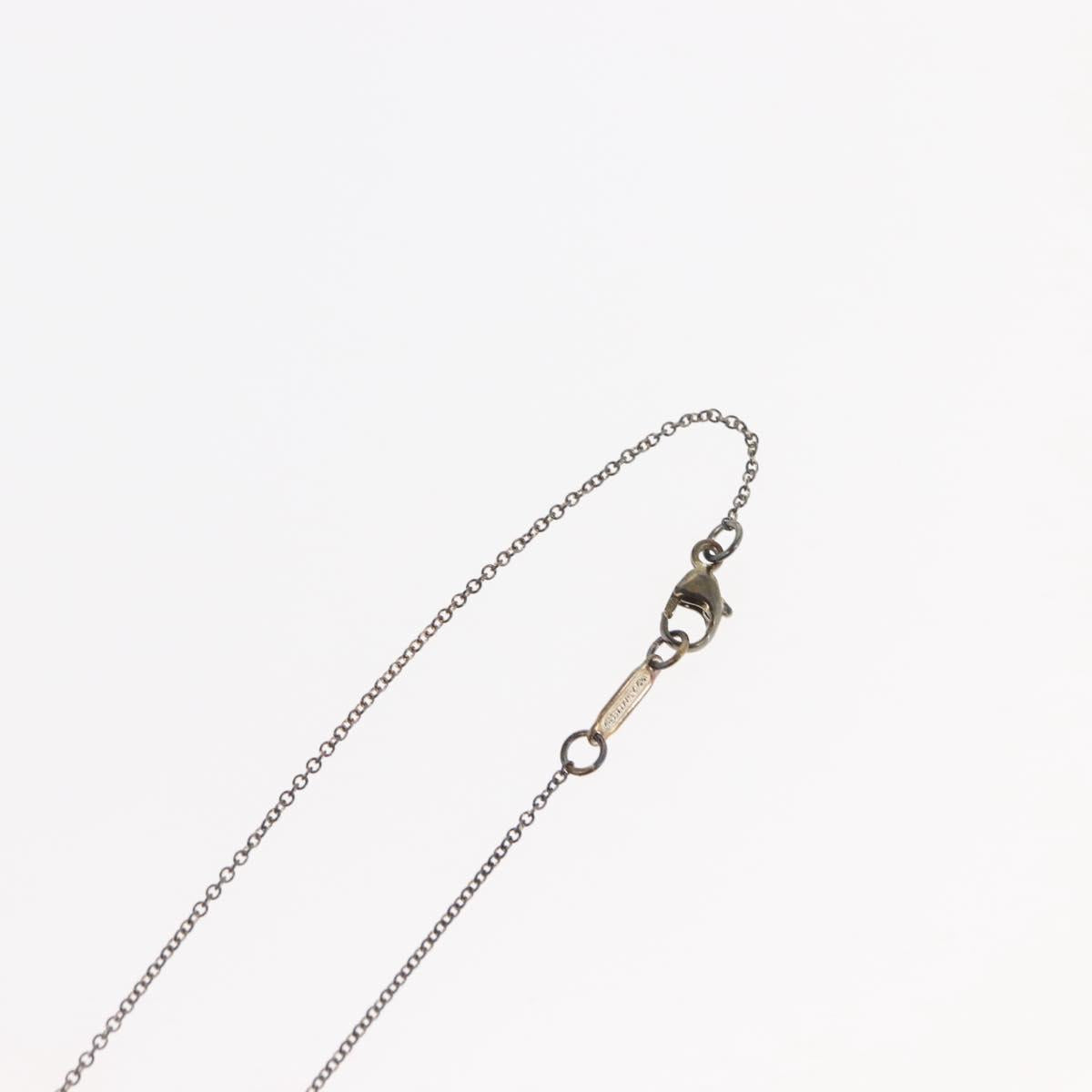 TIFFANY&Co. Atlas Cube Necklace Ag925 Silver Auth SW1660