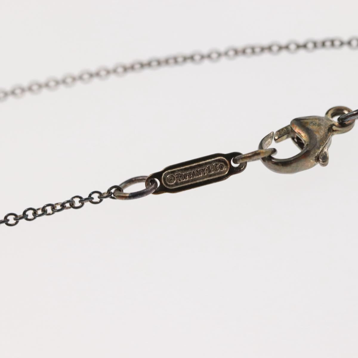 TIFFANY&Co. Atlas Cube Necklace Ag925 Silver Auth SW1660