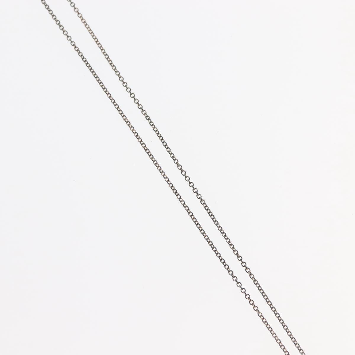 TIFFANY&Co. Atlas Cube Necklace Ag925 Silver Auth SW1660