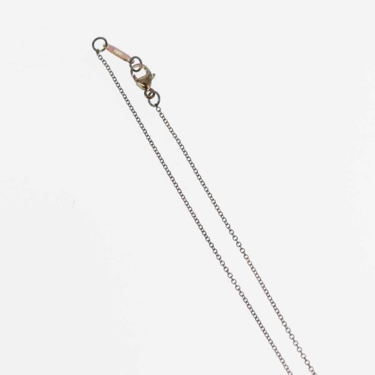 TIFFANY&Co. Atlas Cube Necklace Ag925 Silver Auth SW1660