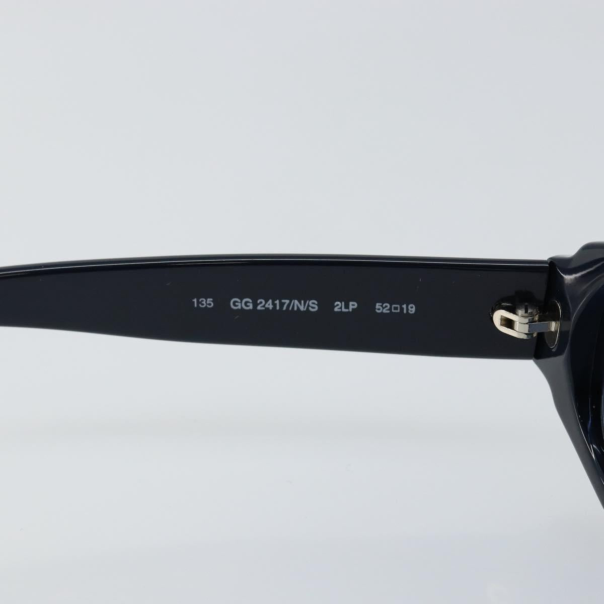 GUCCI Sunglasses Plastic Navy Auth SW1665