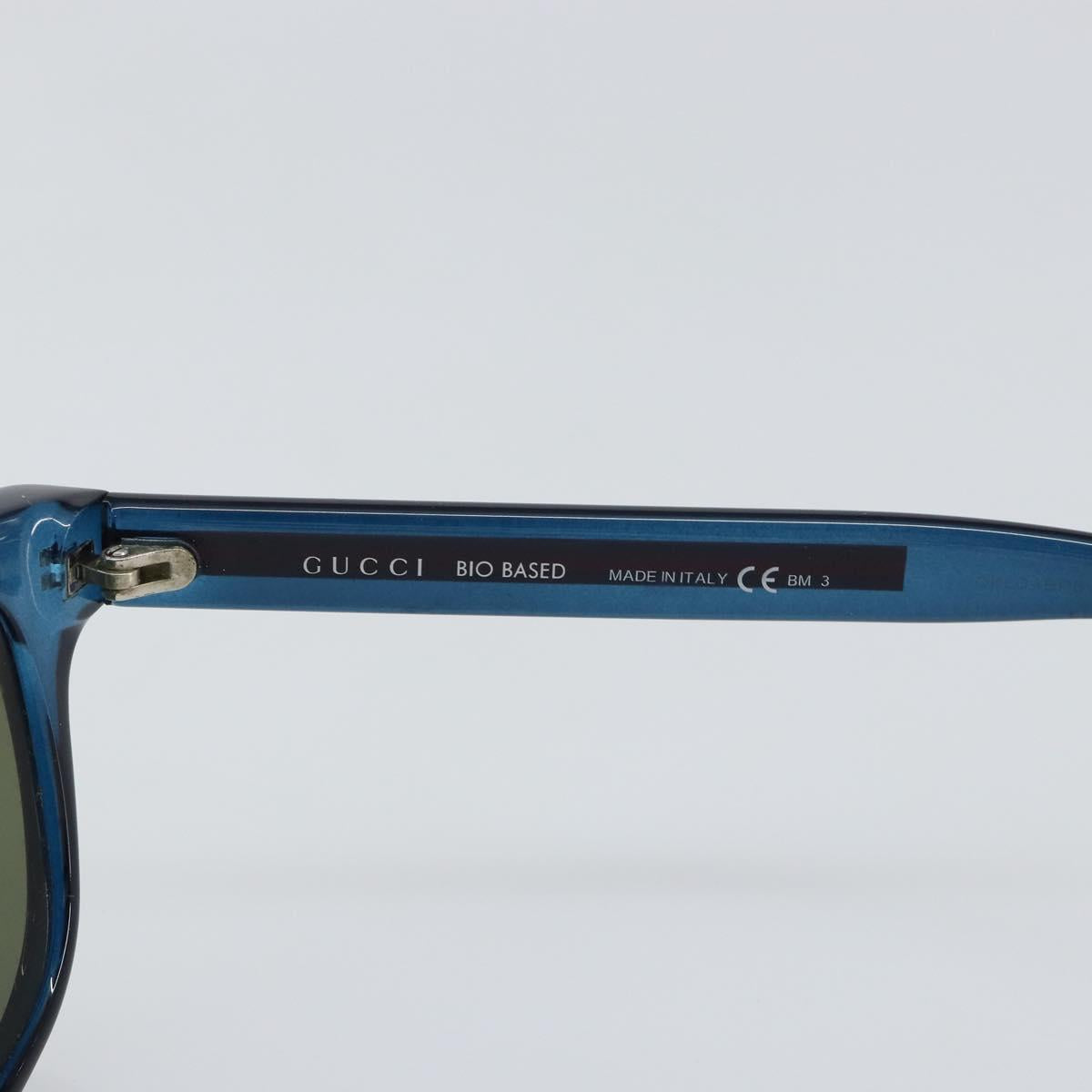 GUCCI Sunglasses Plastic Blue Auth SW1674