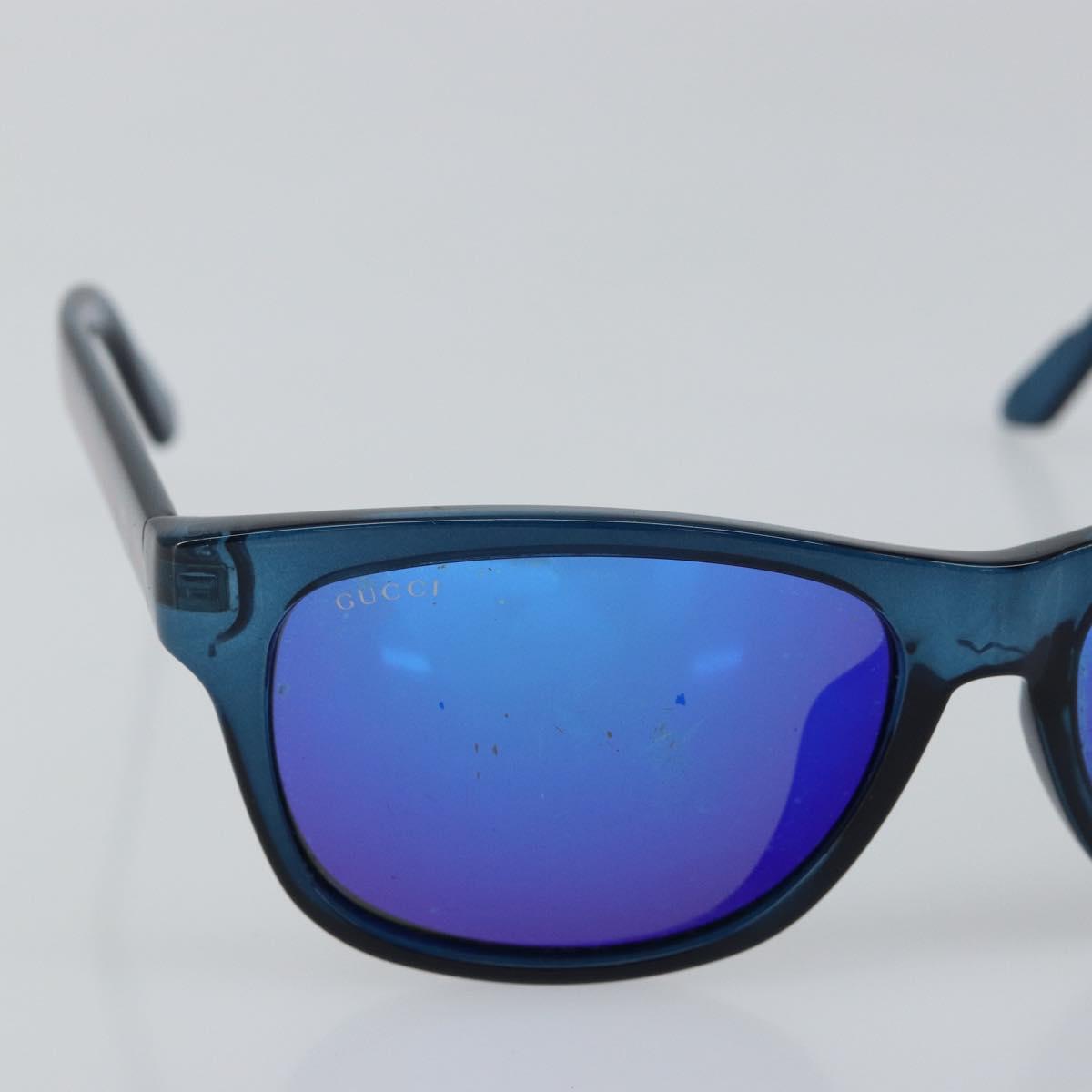 GUCCI Sunglasses Plastic Blue Auth SW1674
