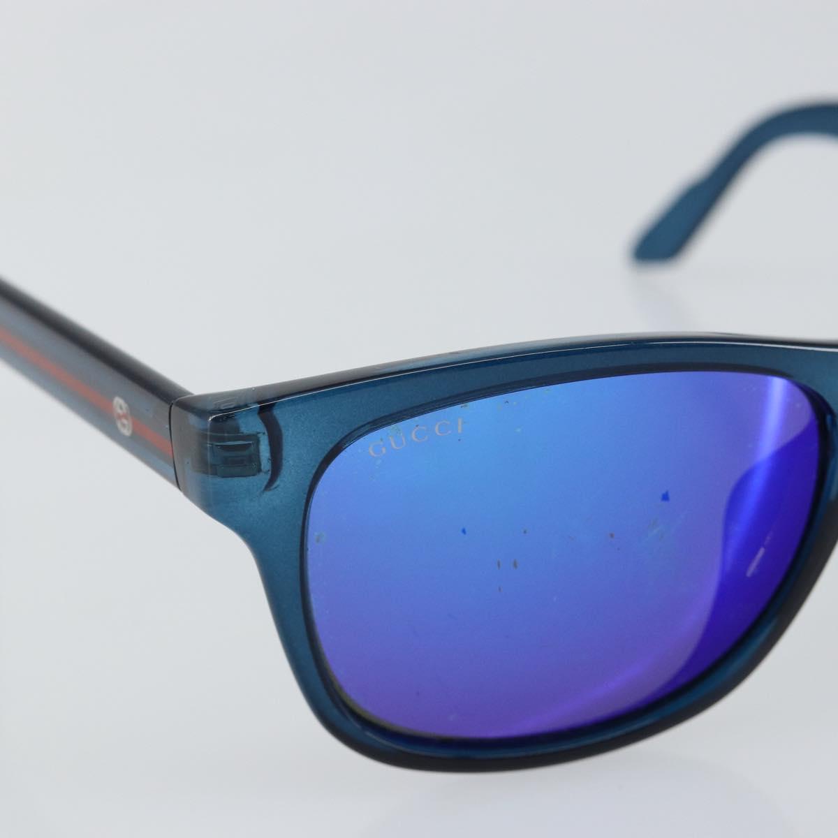 GUCCI Sunglasses Plastic Blue Auth SW1674