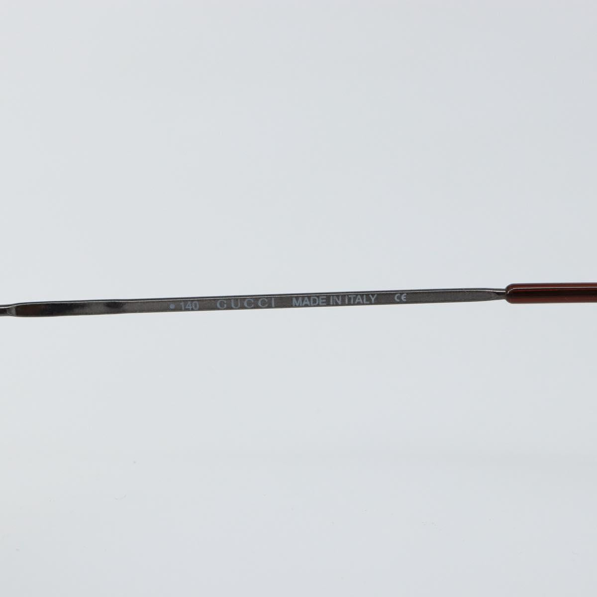 GUCCI Sunglasses Plastic Dark Brown Auth SW1677