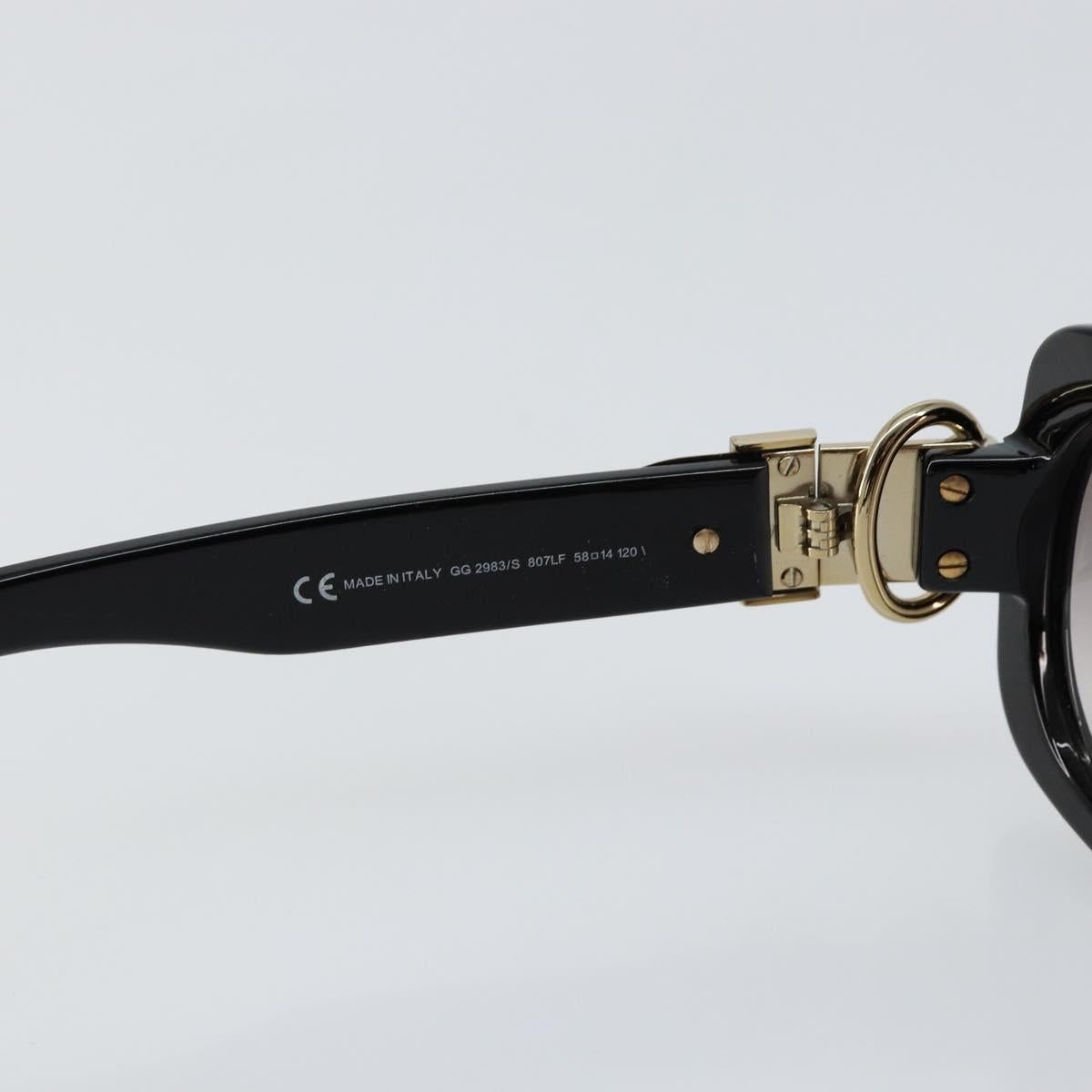 GUCCI Sunglasses plastic Black Auth SW1679