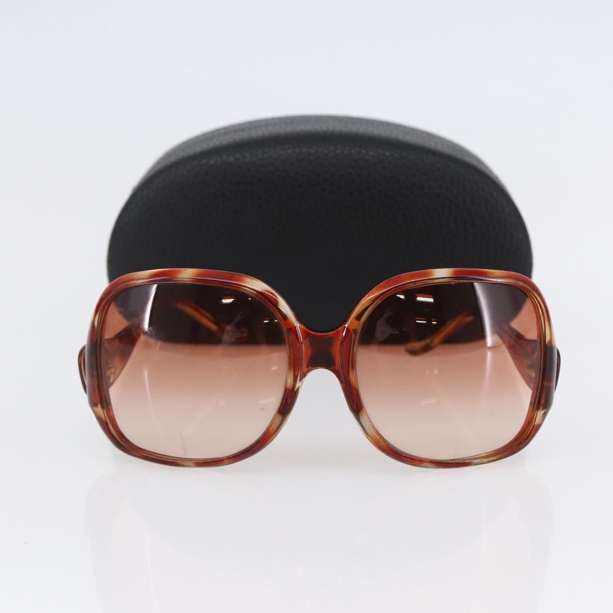 BALENCIAGA Sunglasses Plastic Brown Auth SW1680