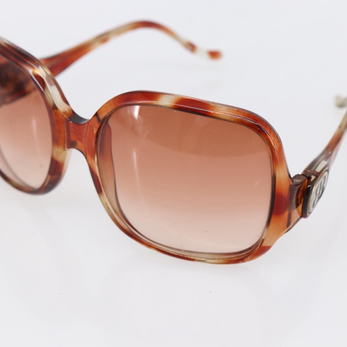 BALENCIAGA Sunglasses Plastic Brown Auth SW1680