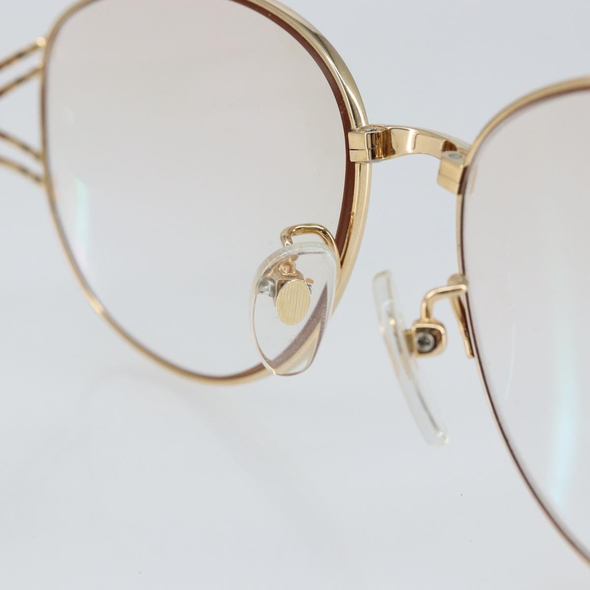 SAINT LAURENT Glasses metal Gold Auth SW1682