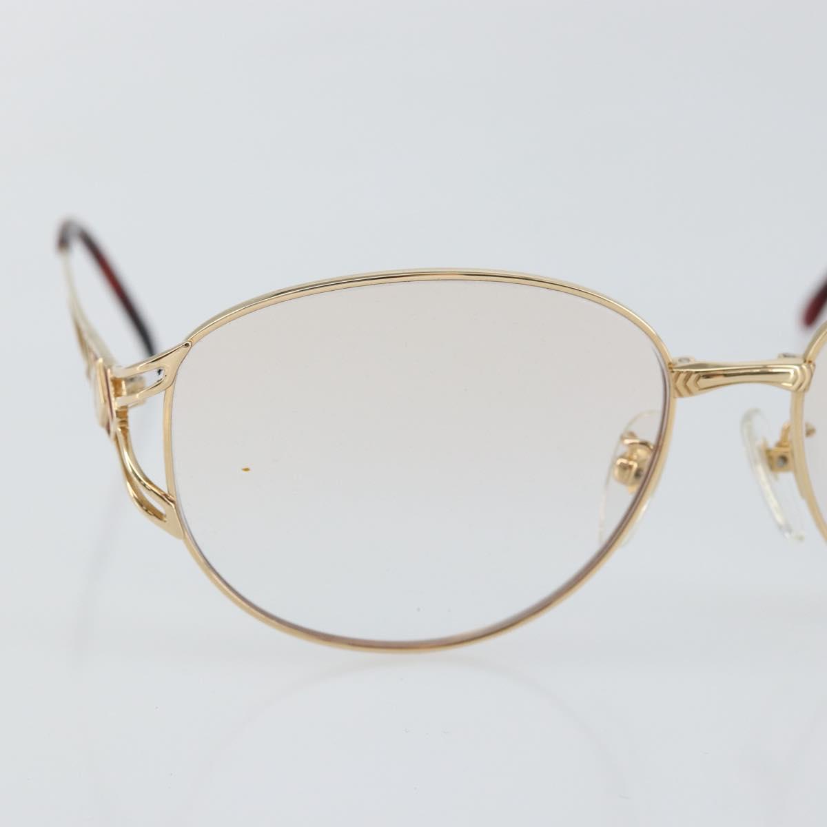 SAINT LAURENT Glasses metal Gold Auth SW1682