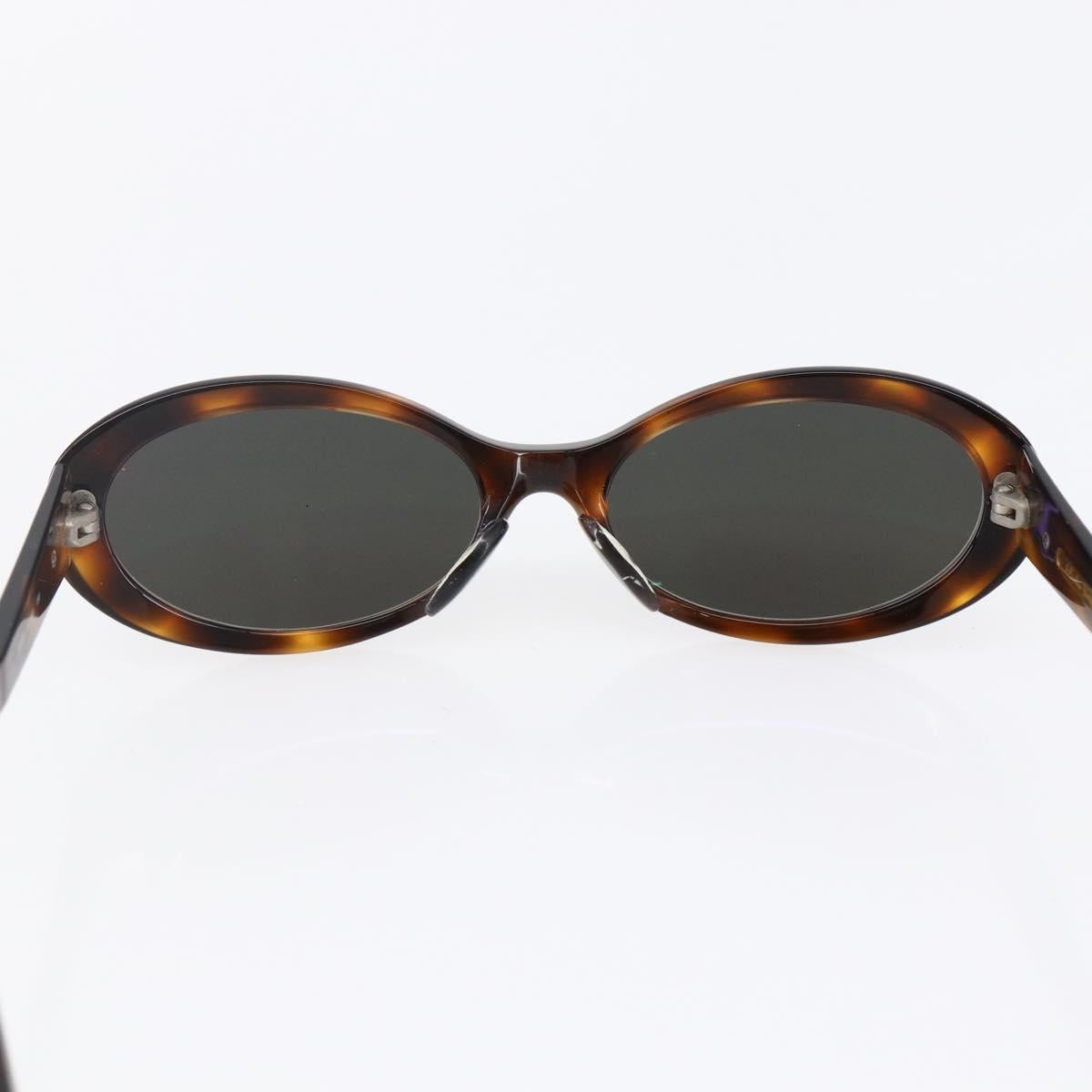 Salvatore Ferragamo Gancini Sunglasses Plastic Brown Auth SW1683