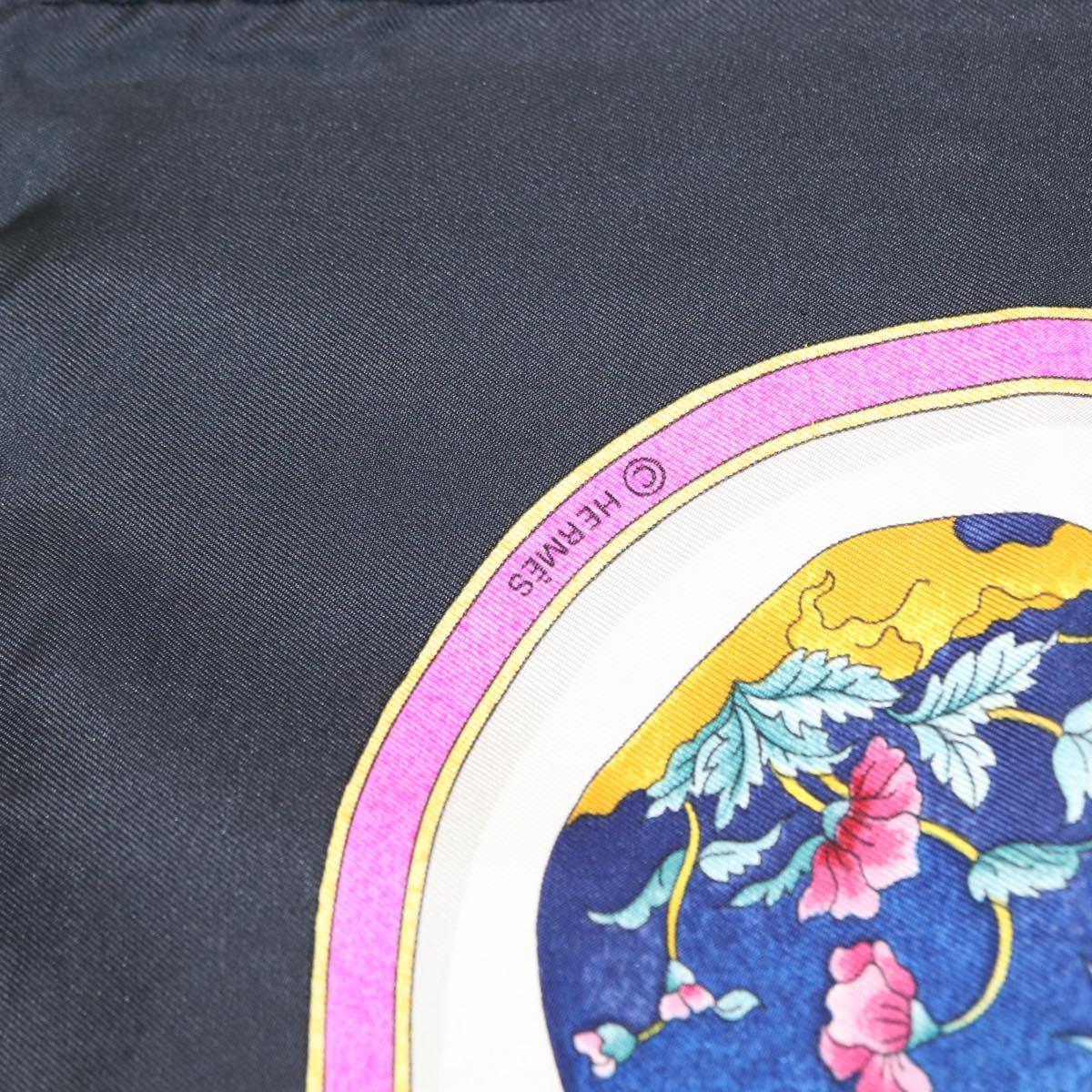HERMES Carre 90 Scarf ""Qu importe le flacon"" Silk White Auth SW1686