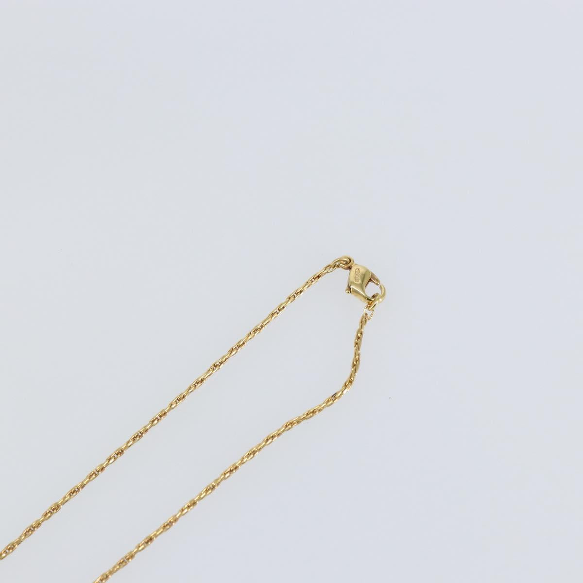 Christian Dior Necklace metal Gold Auth sw1690