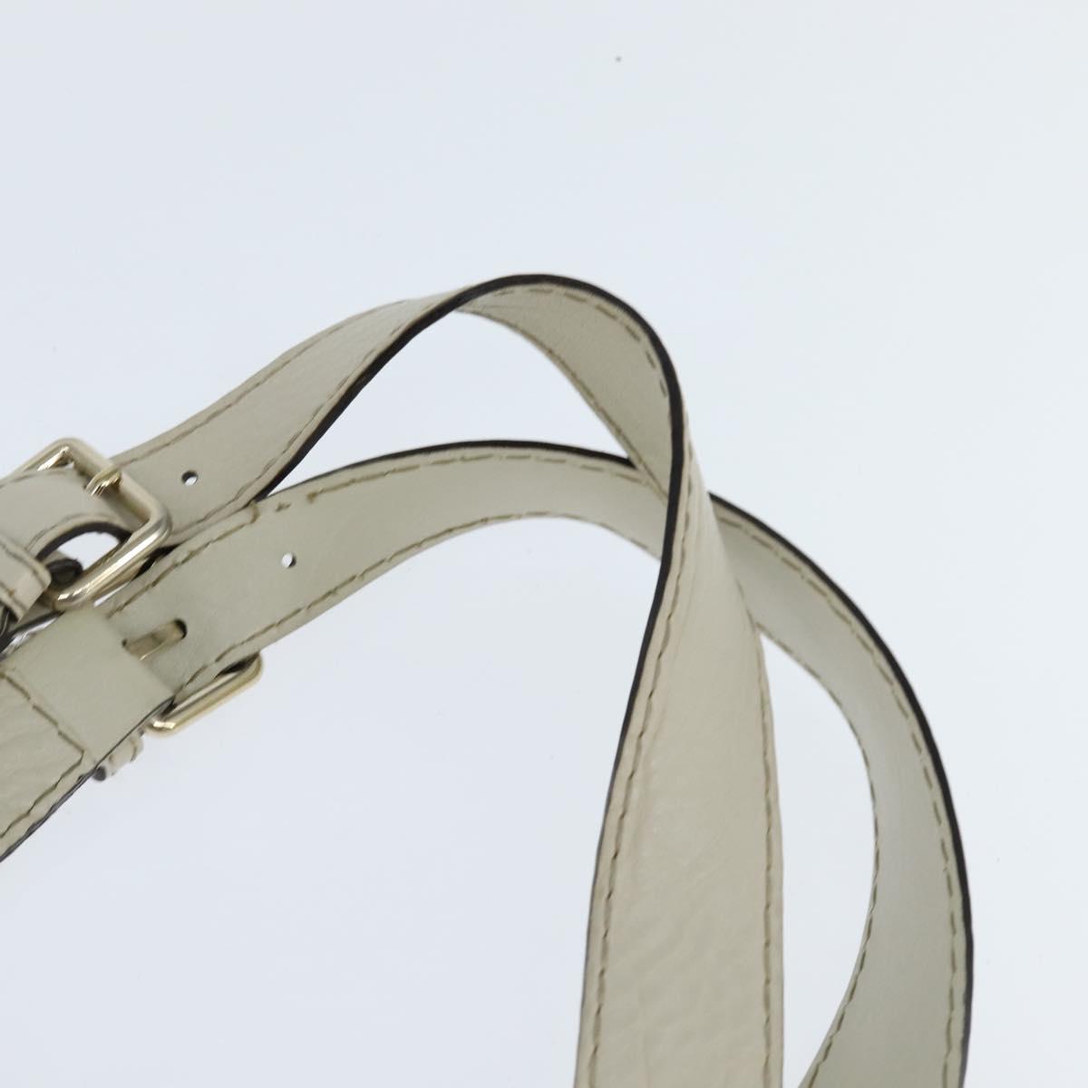 GUCCI GG Canvas Tote Bag Beige Gold 223972 Auth SW1704