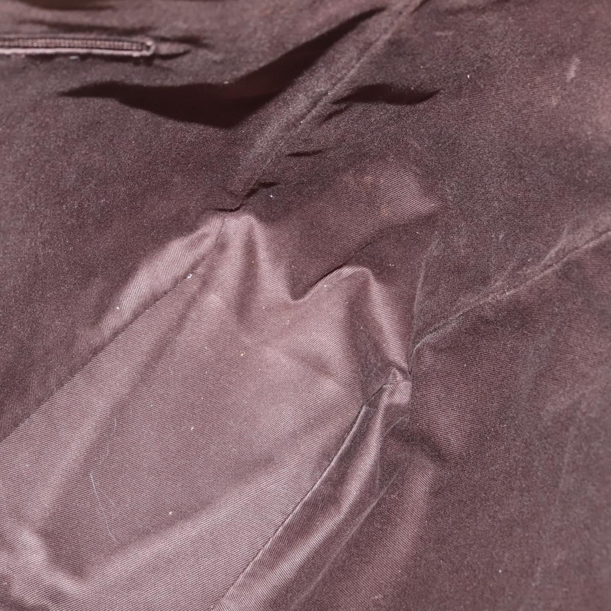 GUCCI GG Canvas Tote Bag Beige Silver 113017 Auth SW1705