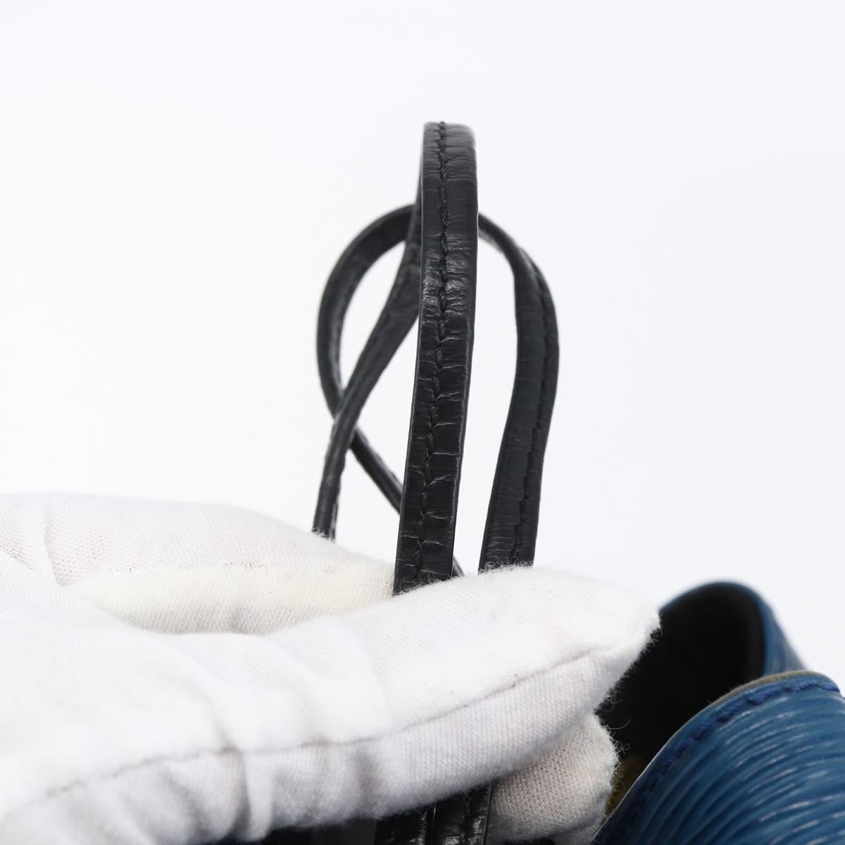 LOUIS VUITTON Epi Petit Noe Shoulder Bag By Color Black Blue M44152 Auth SW1729