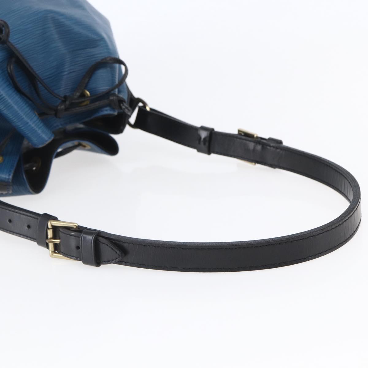 LOUIS VUITTON Epi Petit Noe Shoulder Bag By Color Black Blue M44152 Auth SW1729