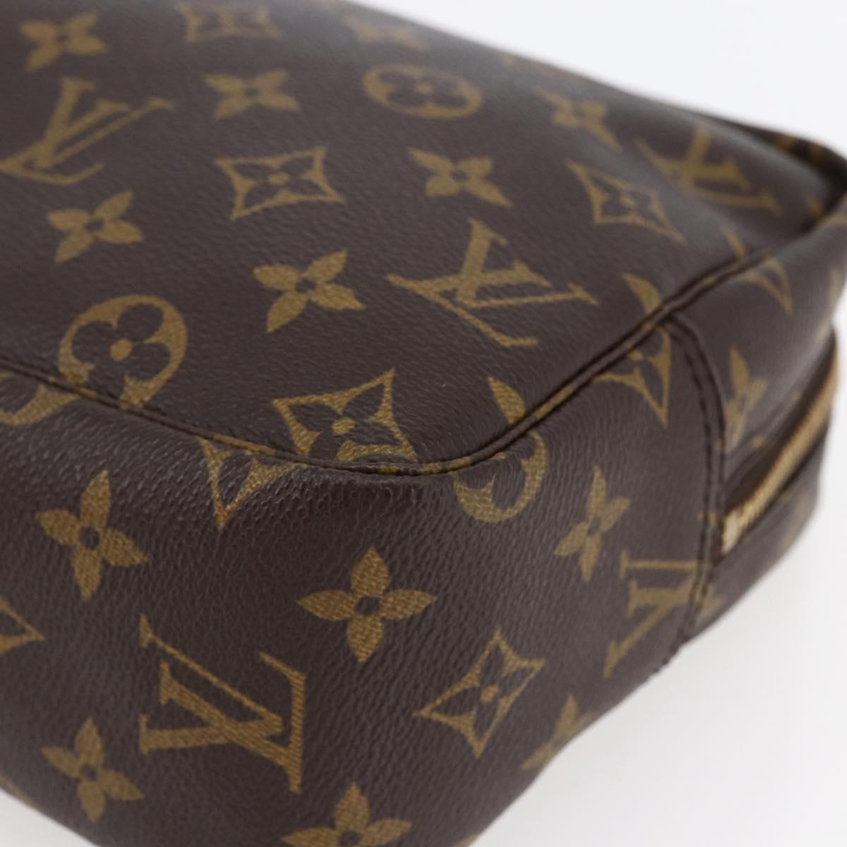 LOUIS VUITTON Monogram Trousse Toilette 28 Clutch Bag M47522 LV Auth SW1730