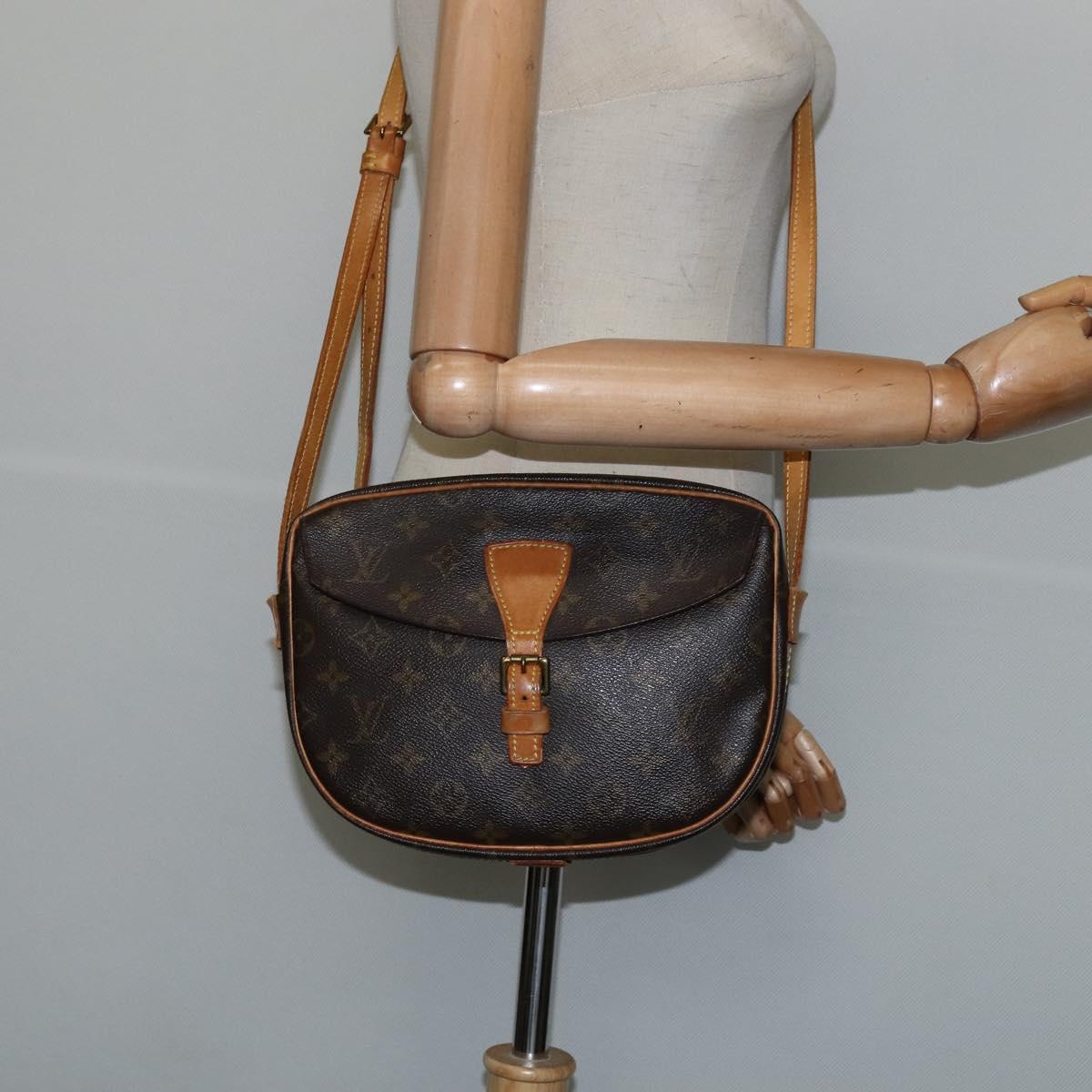 LOUIS VUITTON Monogram Jeune Fille MM Shoulder Bag M51226 LV Auth SW1731