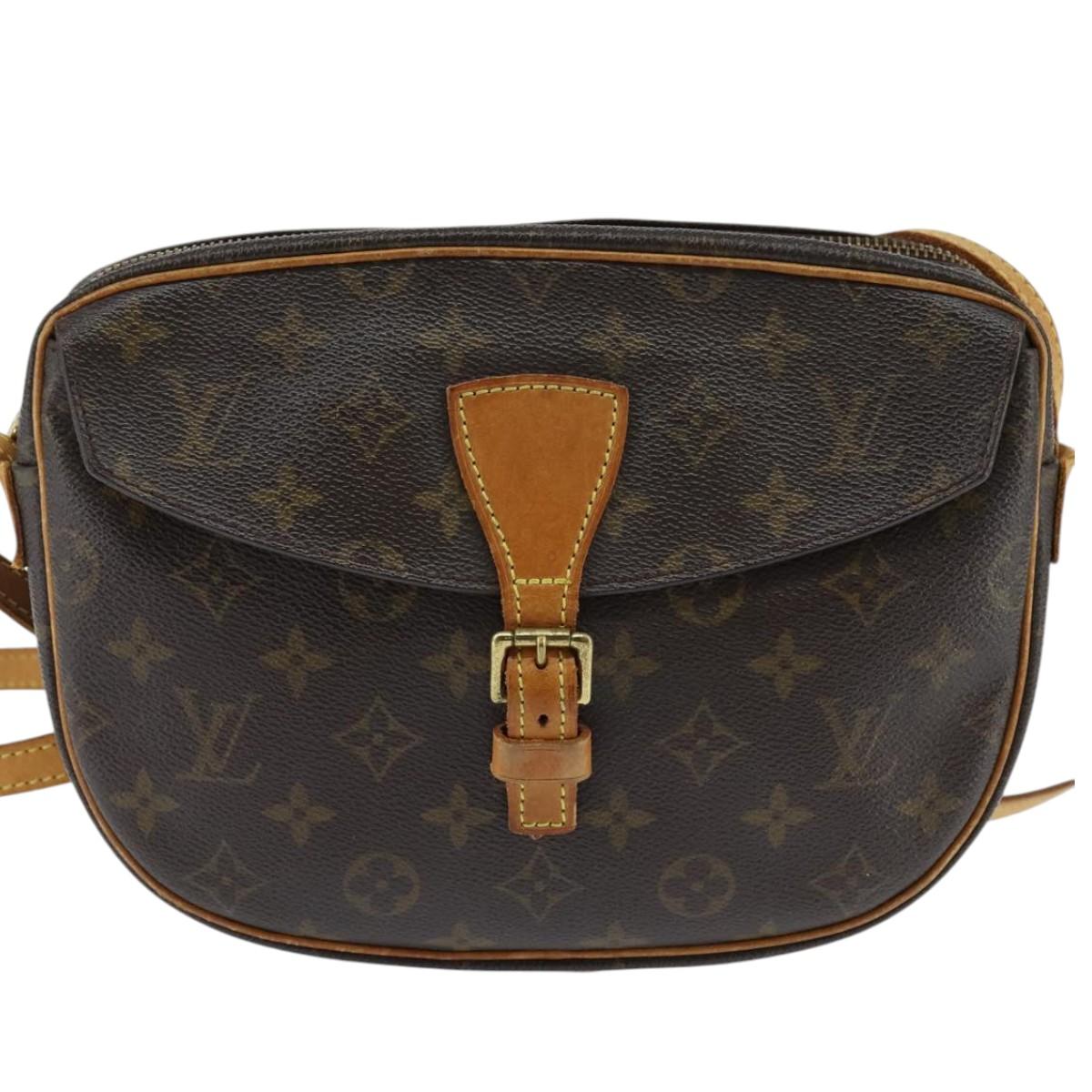LOUIS VUITTON Monogram Jeune Fille MM Shoulder Bag M51226 LV Auth SW1731