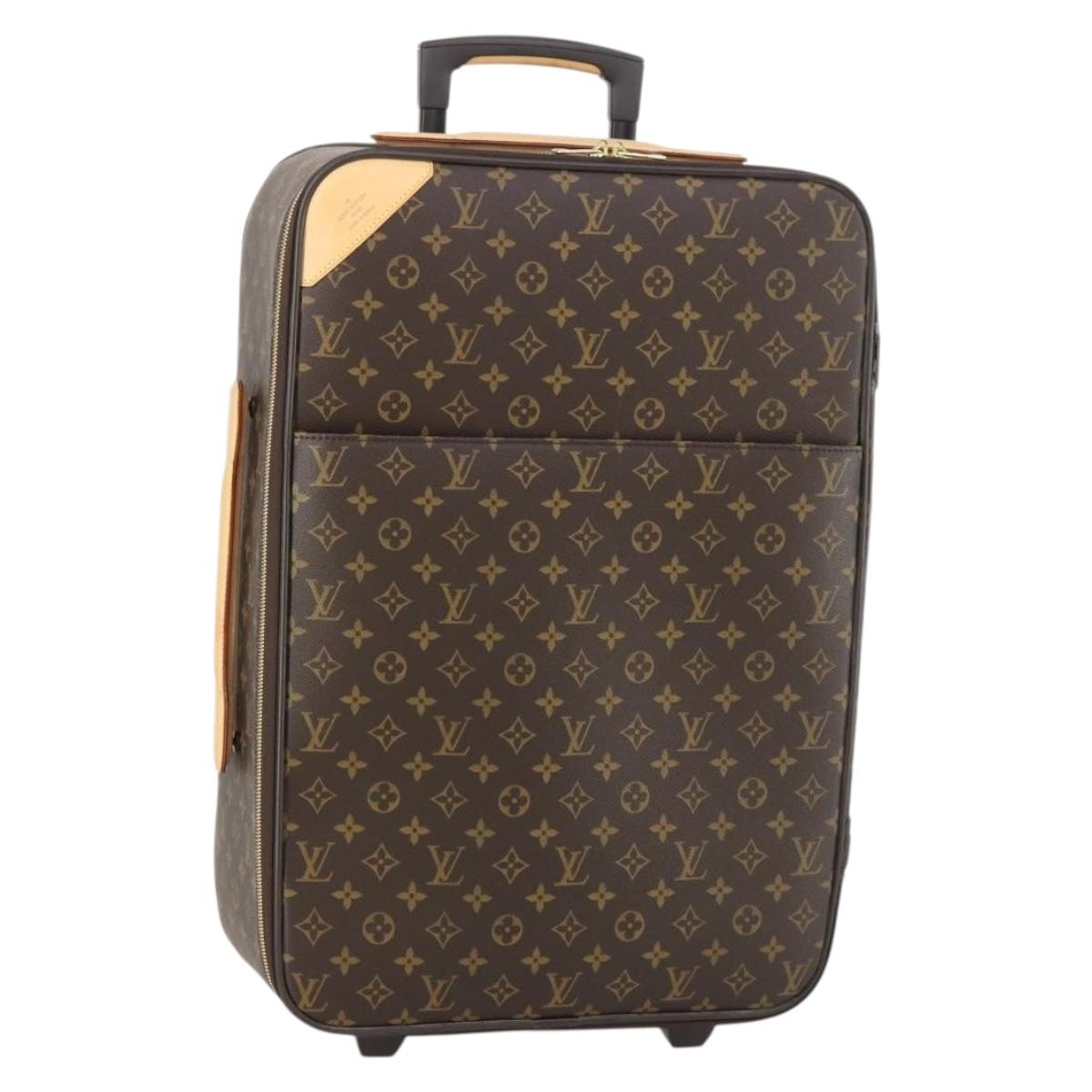 LOUIS VUITTON Monogram Pegas 55 suitcase M23294 LV Auth SW1732