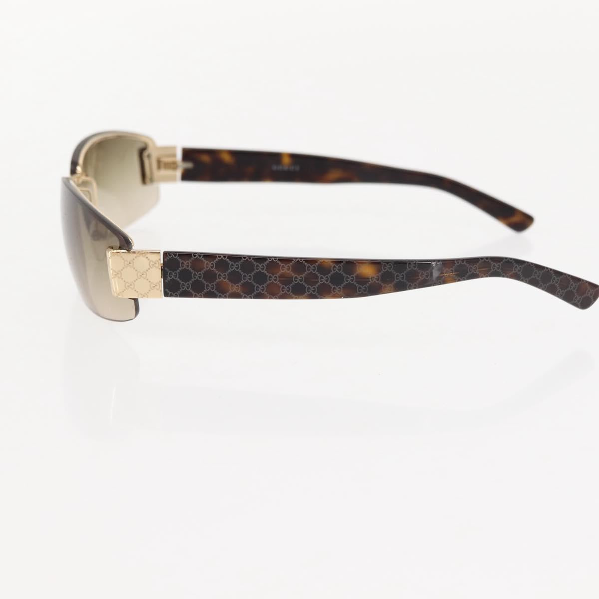 GUCCI GG Sunglasses metal plastic Brown GG1799/N/S Auth SW1738