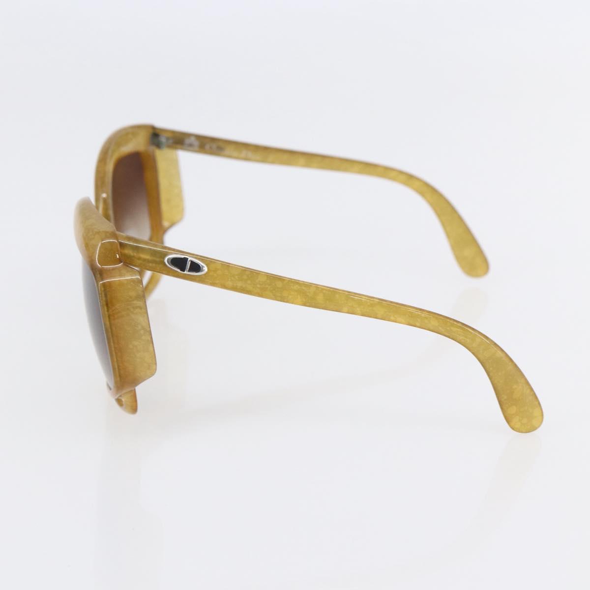Christian Dior Sunglasses plastic Beige Auth SW1740