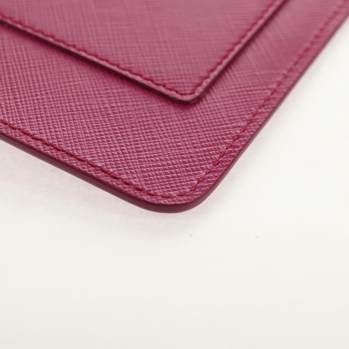 Salvatore Ferragamo Compact Wallet Vala Wallet Leather Purple Gold Auth SW1752V