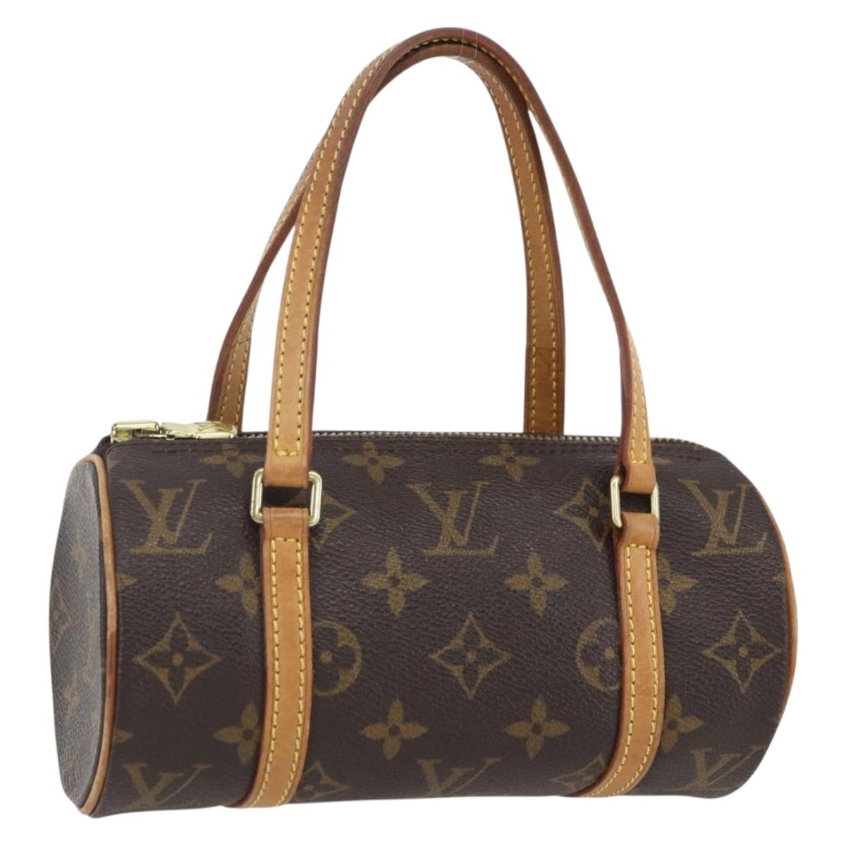 LOUIS VUITTON Monogram Papillon 19 Hand Bag M51389 LV Auth SW1754V