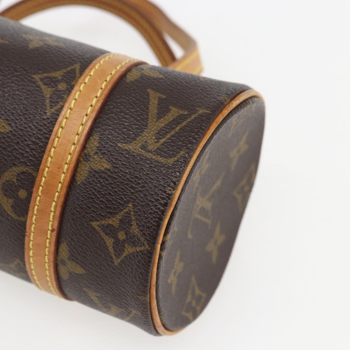 LOUIS VUITTON Monogram Papillon 19 Hand Bag M51389 LV Auth SW1754V