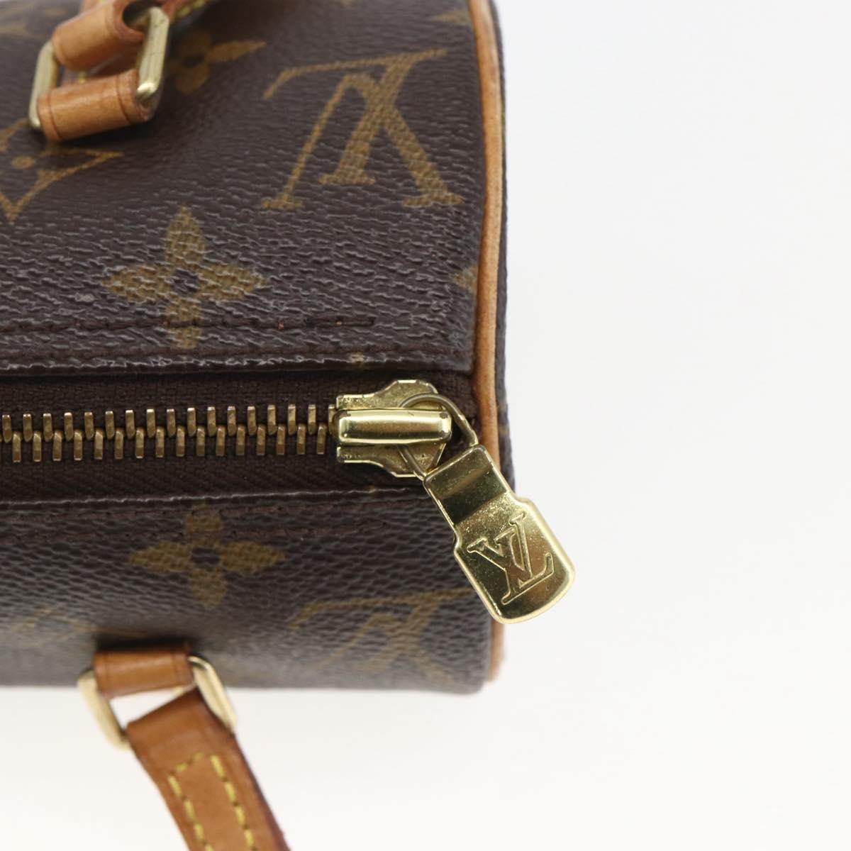 LOUIS VUITTON Monogram Papillon 19 Hand Bag M51389 LV Auth SW1754V