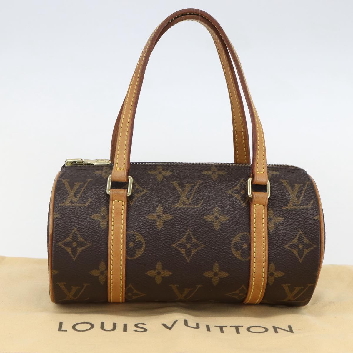 LOUIS VUITTON Monogram Papillon 19 Hand Bag M51389 LV Auth SW1754V