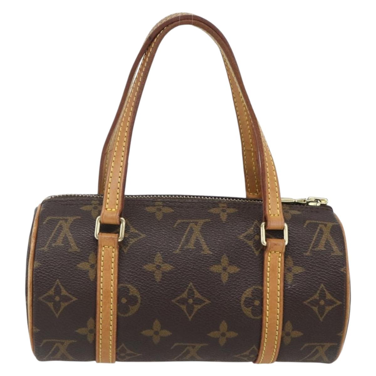 LOUIS VUITTON Monogram Papillon 19 Hand Bag M51389 LV Auth SW1754V
