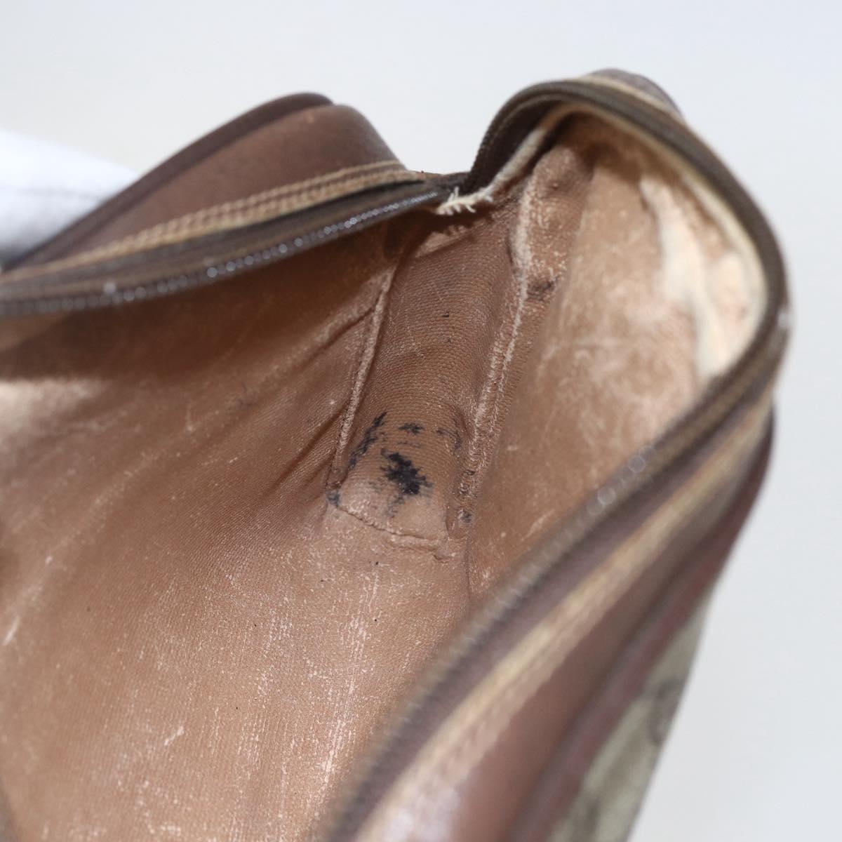 GUCCI GG Supreme Shoulder Bag PVC Beige Gold 001 58 6594 4023 Auth SW1755