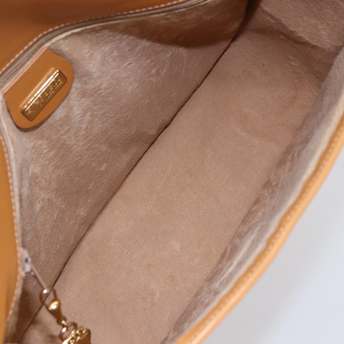 GUCCI Micro GG Supreme Shoulder Bag PVC Beige Gold 001 104 0551 Auth SW1765