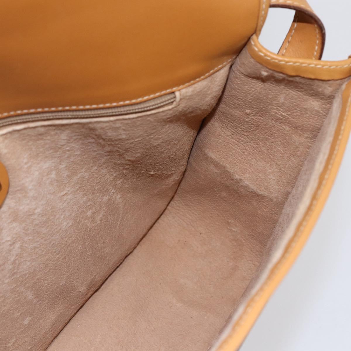 GUCCI Micro GG Supreme Shoulder Bag PVC Beige Gold 001 104 0551 Auth SW1765