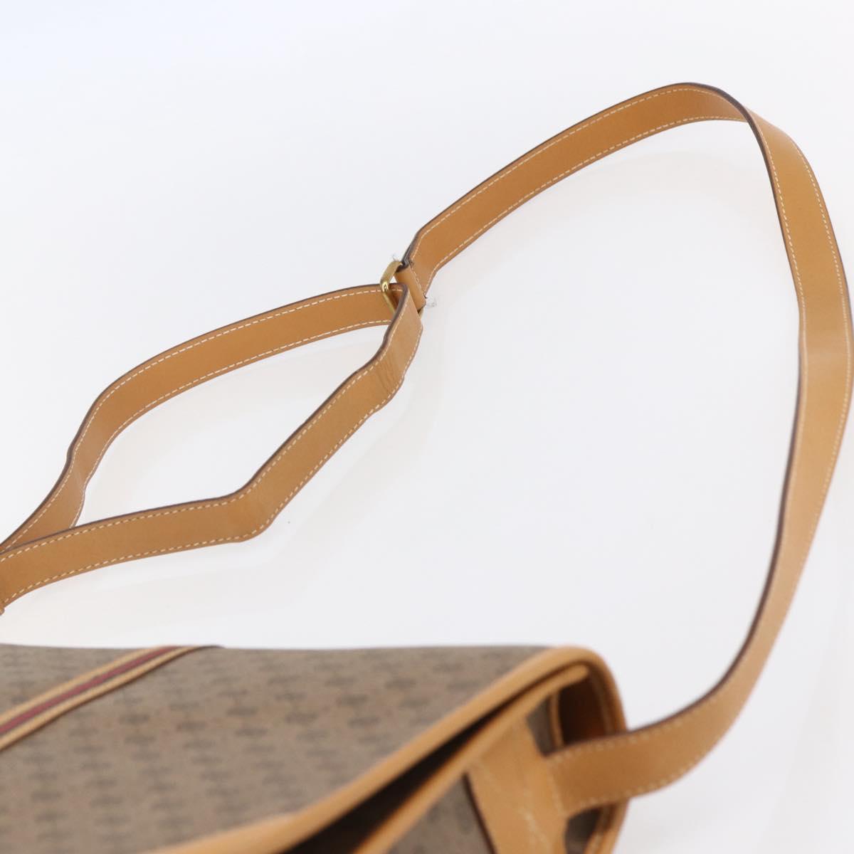 GUCCI Micro GG Supreme Shoulder Bag PVC Beige Gold 001 104 0551 Auth SW1765