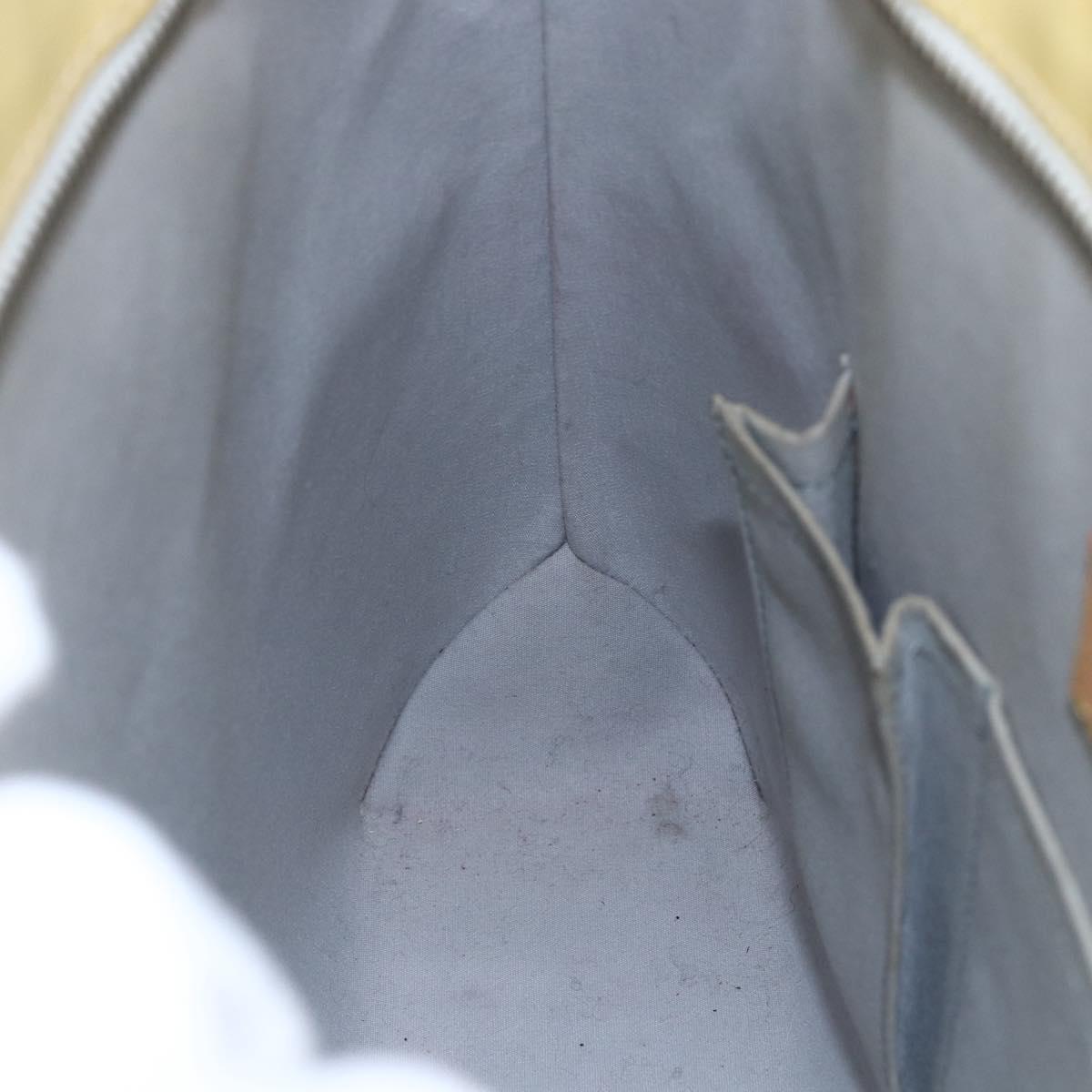 LOUIS VUITTON Monogram Vernis Brentwood Shoulder Bag Perle M91512 LV Auth SW1773