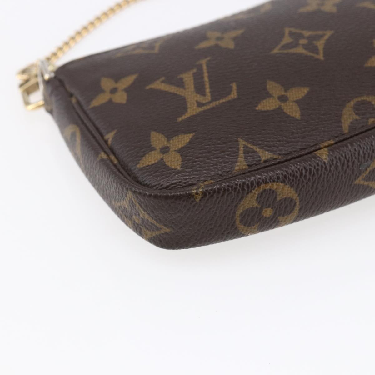 LOUIS VUITTON Monogram Mini Pochette Accessoires Pouch M58009 LV Auth SW1774