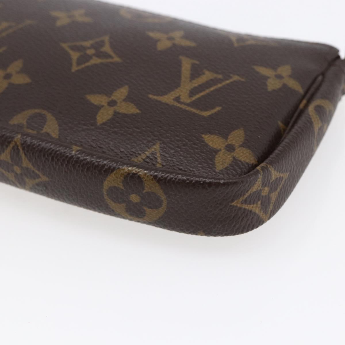 LOUIS VUITTON Monogram Mini Pochette Accessoires Pouch M58009 LV Auth SW1774