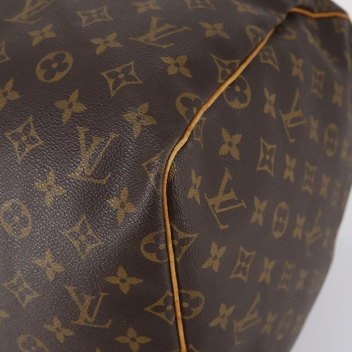 LOUIS VUITTON Monogram Keepall 55 Boston Bag M41424 LV Auth SW1778