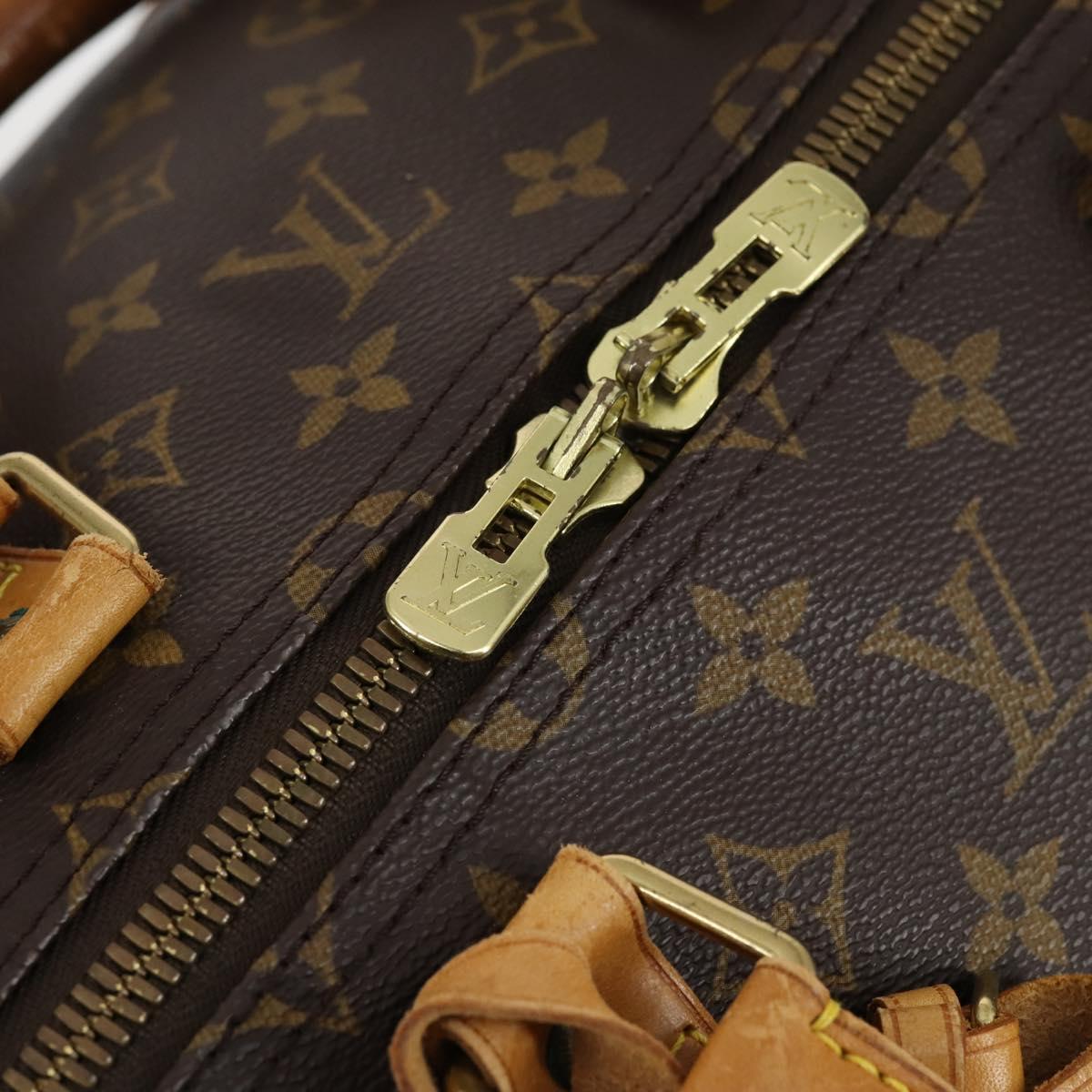 LOUIS VUITTON Monogram Keepall 55 Boston Bag M41424 LV Auth SW1778